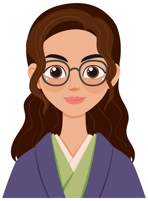 Smiling Woman with Glasses